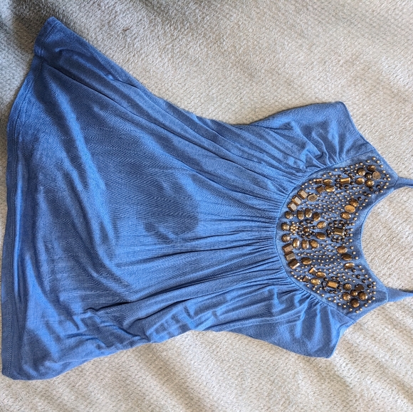 BCX small blue halter top - Picture 6 of 12